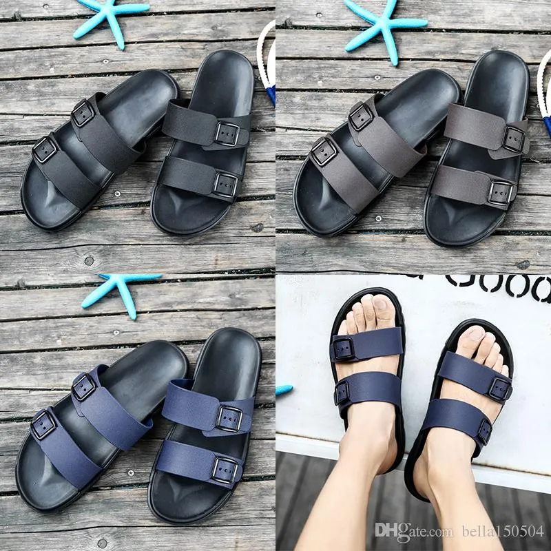 neue Designer-Sandalen Marke Hausschuhe Blau Schwarz Braun Schuhe Mann Freizeitschuhe Hausschuhe Strandsandalen Outdoor Hausschuhe EVA leichte Sandalen