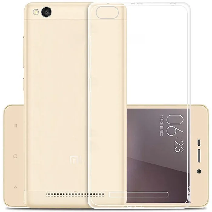 Luanke Transparent TPU Soft Case Protective Cover Phone Protector för Xiaomi Redmi 4A