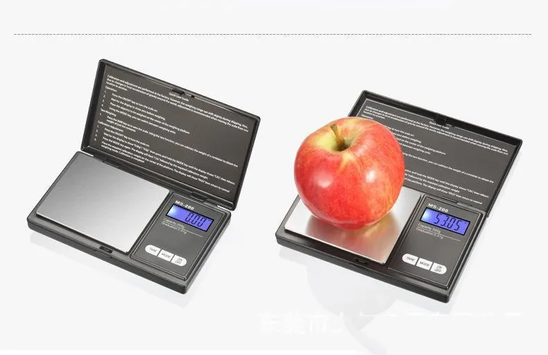 Mini Pocket Digital Scale 0.01 x 200g Silver Coin Gold Jewelry Weigh Balance LCD Electronic Digital Jewelry Scale Balance