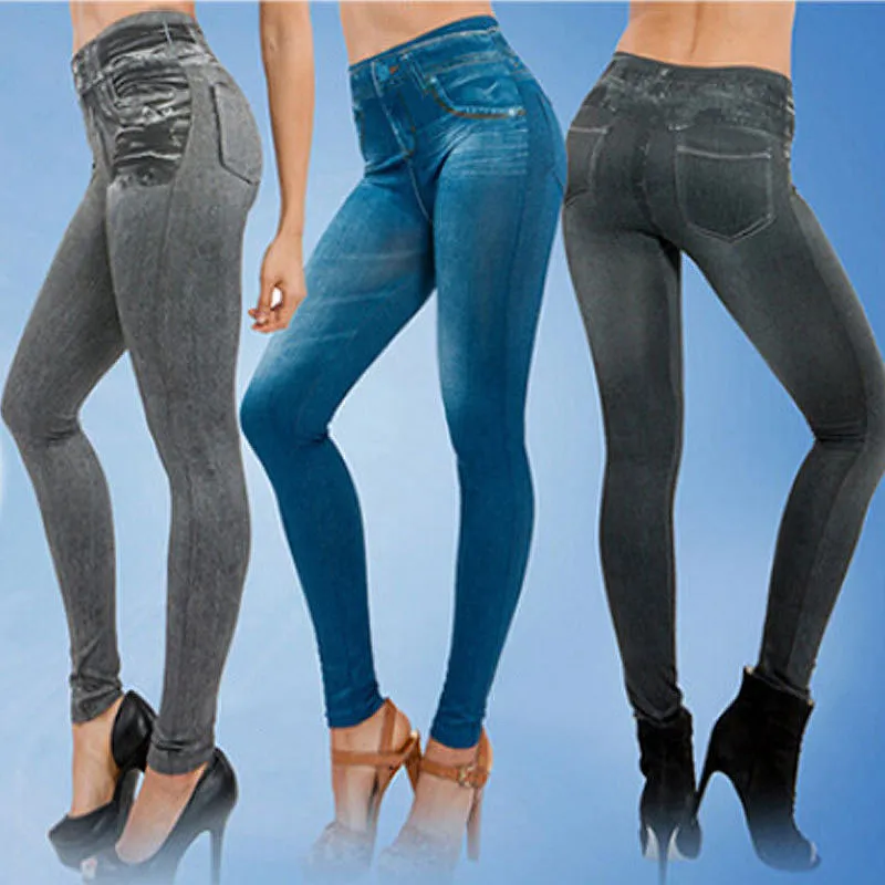 نساء الصوف تصطف في فصل الشتاء jeggings 2019 ليدي فو جينز سراويل أرجل