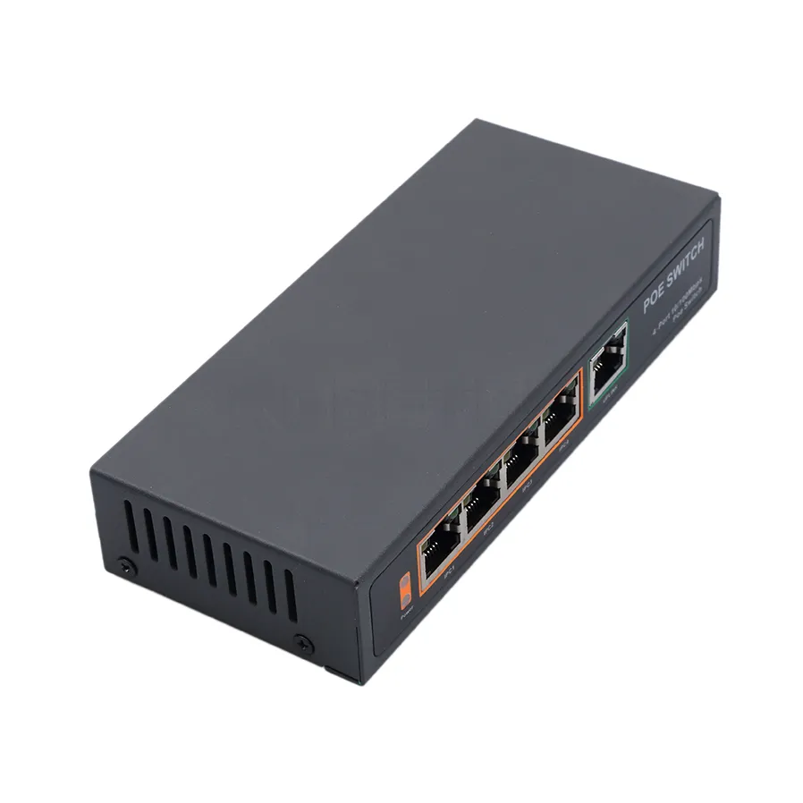 1 + 4 PORT IEEE802.3AF 10 / 100MBPS POE Переключатель Power Evernet для  IP-камеры Сетевой коммутатор VoIP Телефон AP Устройства Сетевой выключатель