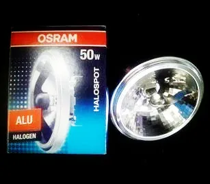 Бесплатная доставка 2шт OSRAM HALOSPOT 111 50 Вт 12V G53 SP 6D 41835SP ALU галогенная лампа 41835 SP 12v50w лампа накаливания