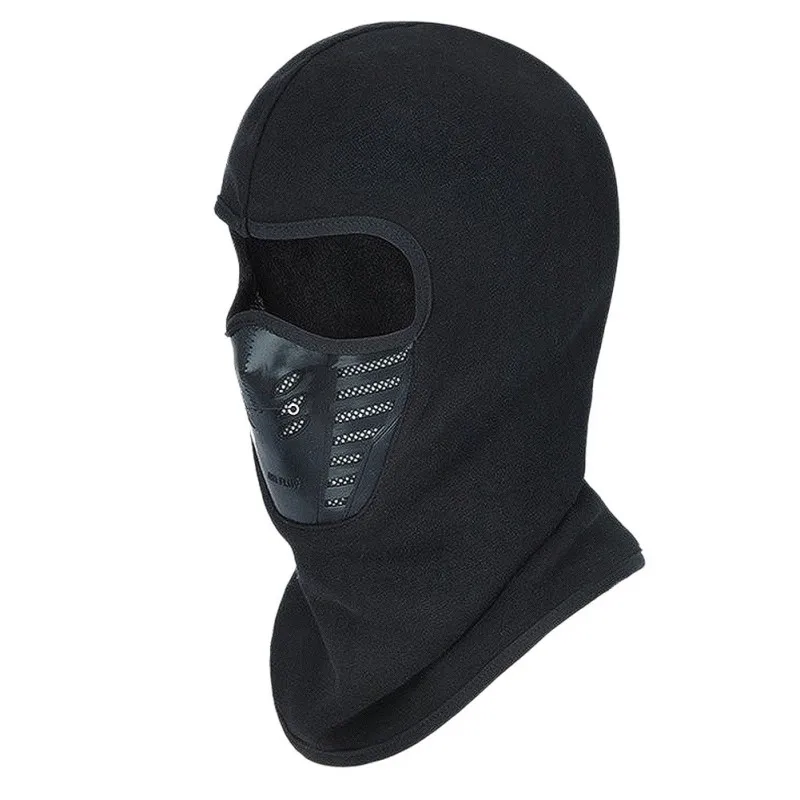 Winter warme motorfiets winddichte gezichtsmasker motorcross gezicht gemaskeerd cs masker buiten warme fiets thermische fleece