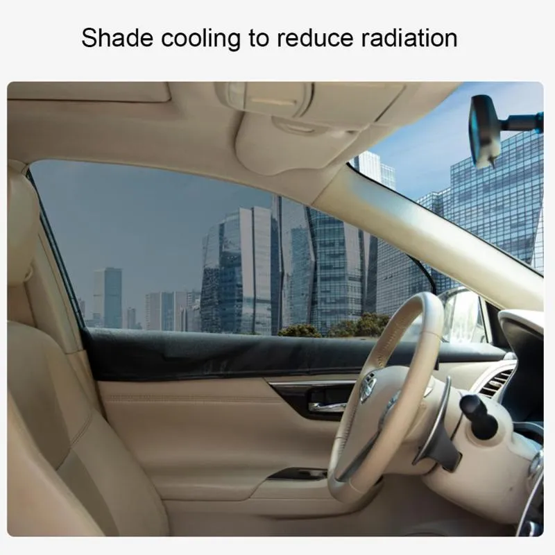 Set Magnetic Auto Sonnenschutz UV Schutz Vorhang Auto Fenster Sonnenschutz  Seitenscheibe Mesh Sonnenblende Sommer Schutz Windows Film Von 25,91 €