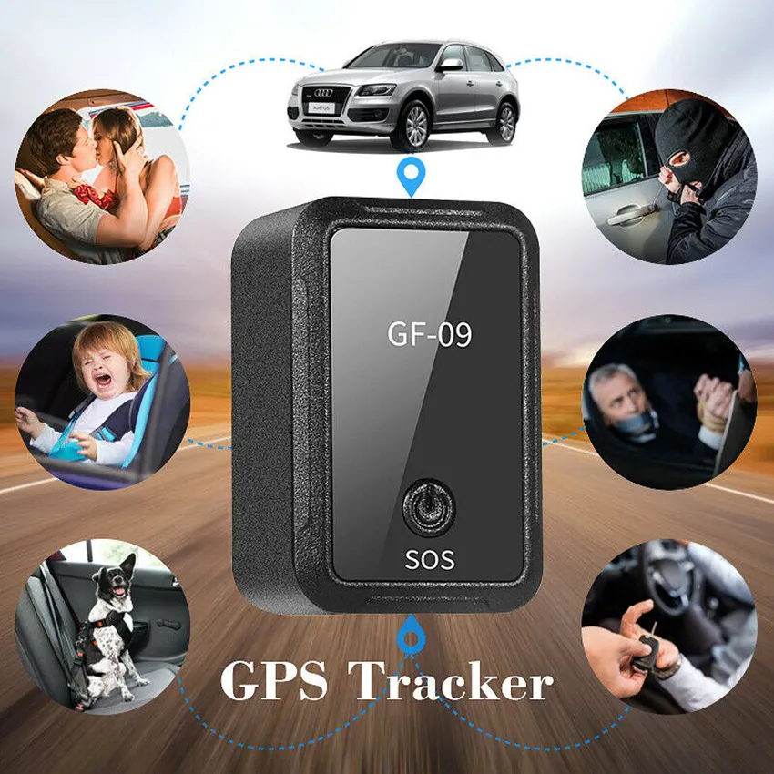 최신 자동차 미니 GF-09 GPS 트래커 자동차 GPS 로케이터 트래커 Anti-Lost Recording Tracking Device Voice Control은 키즈 자동차 GF07 GPS를 위해 녹음 할 수 있습니다.