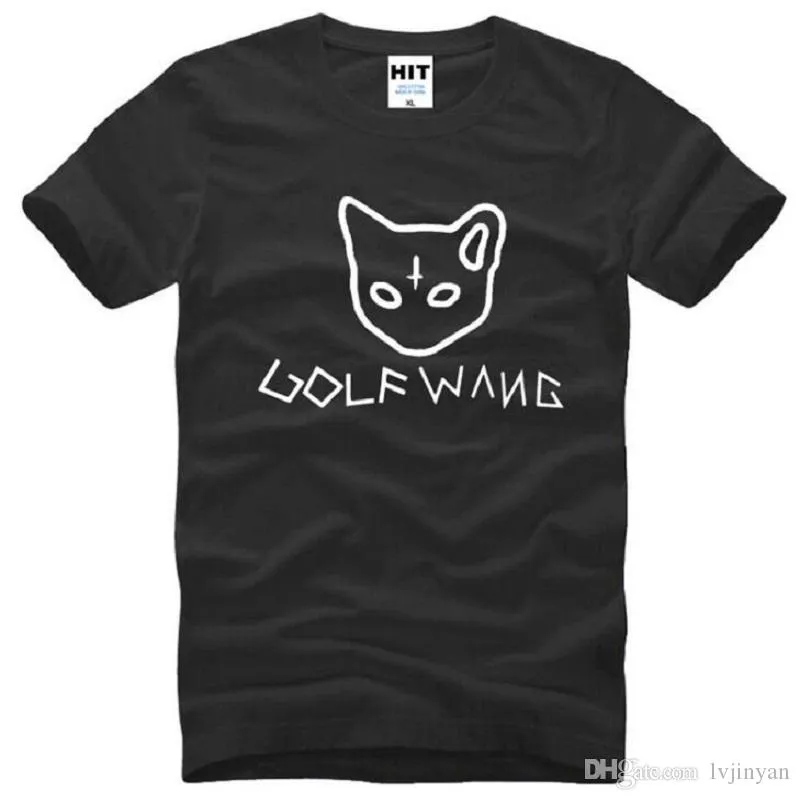 T-shirt Odd Future WANG OFWGKTA camisetas Homens de algodão de manga curta Wang Tyler de Homens O Criador Earl Desenho Tops Tees