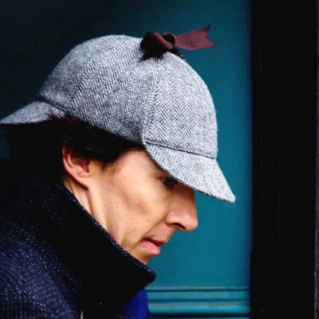 Sombrero De Ciervo Sherlock Holmes Hombres Y Mujeres De Tweed Cosplay Gorra Detective Novedad Accesorios Para Sombreros Para Adultos De 6,94 € | DHgate