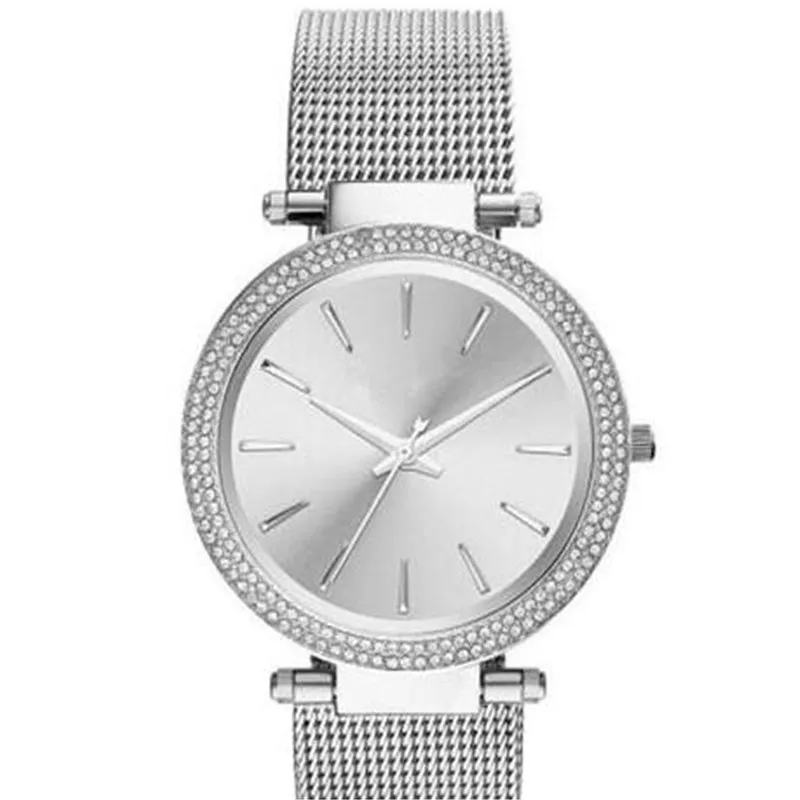 Drop M3367 M3368 M3369 Top kwaliteit vrouwen quartz horloge diamant Horloges roestvrij stalen horloge Originele box216K