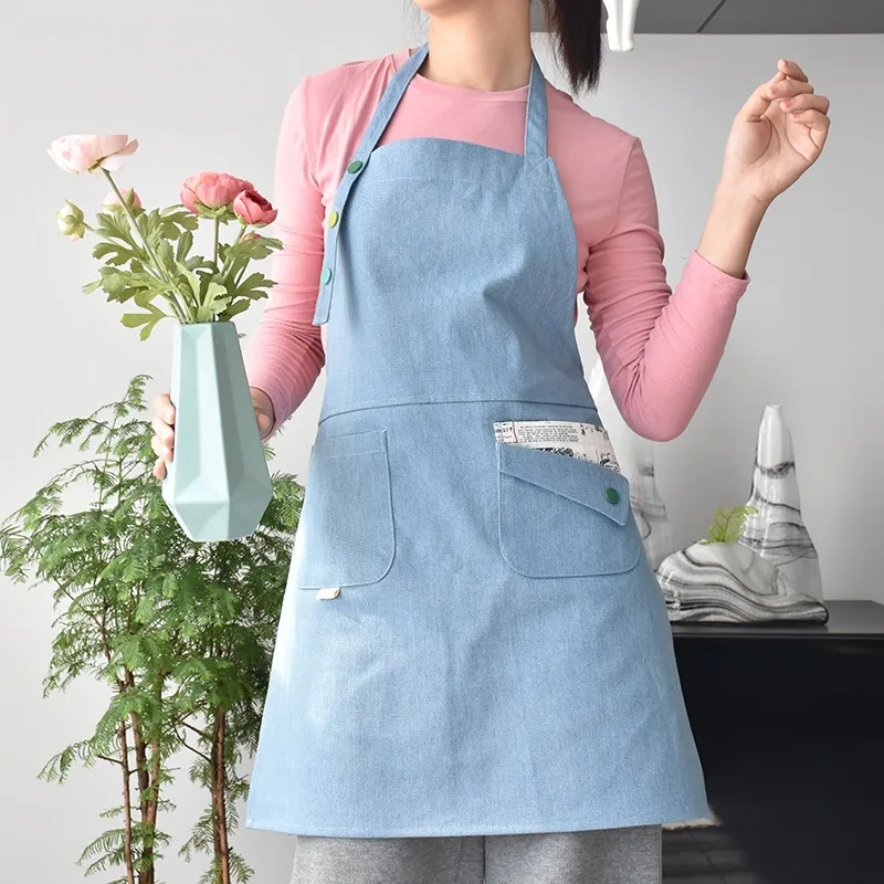 Cooking Aprons, For Women And Men, Long Belt, Cooking Kitchen Apron, Bib  Apron With 2 Pockets, Waterproof, Chef Apron For Personalised, Bbq,  Restaurant, For Household, Kitchen Work And Housework, Kitchen Utensils,  Cooking