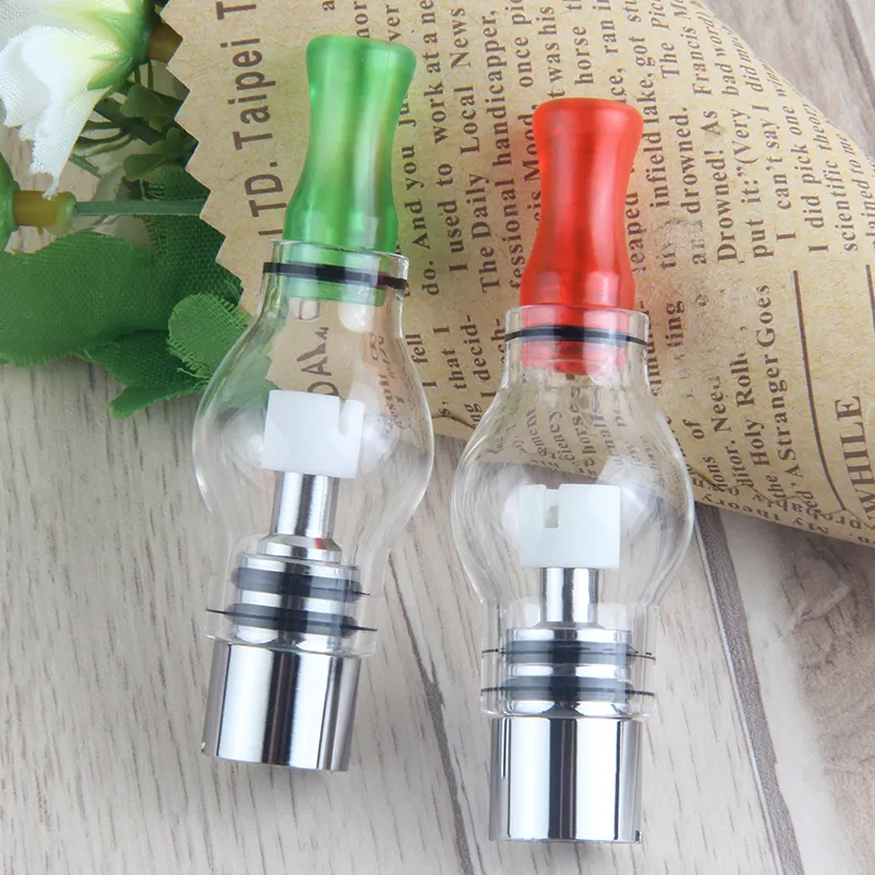 Wax Atomizer Glass Globe Tank Dry Herb Vaporizer Clearomizer Bulb Dome for Electronic Cigarette E Cig eGo T EVOD Twist Vape Battery