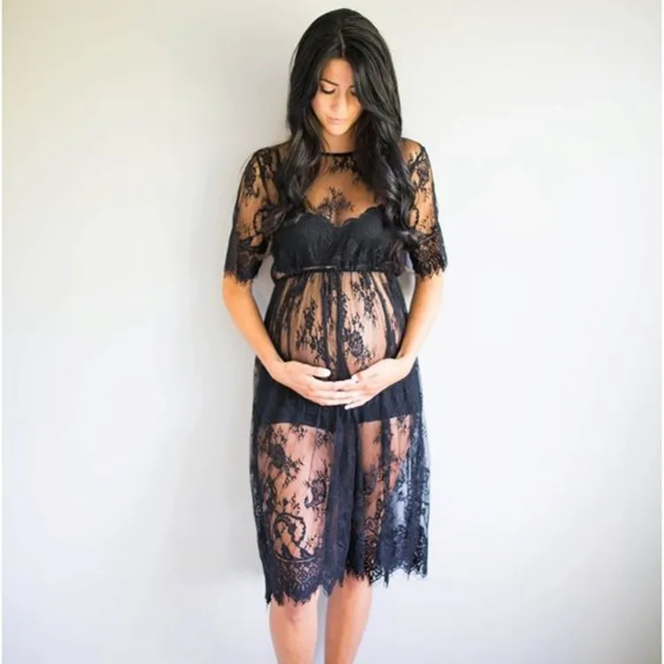 Le Couple Summer Maternity Dress Lace Pregnant Women Pregnancy Dresses  Mid-Calf Length Polyester from Dhgate Basic & Casual Dresses - price 5.1