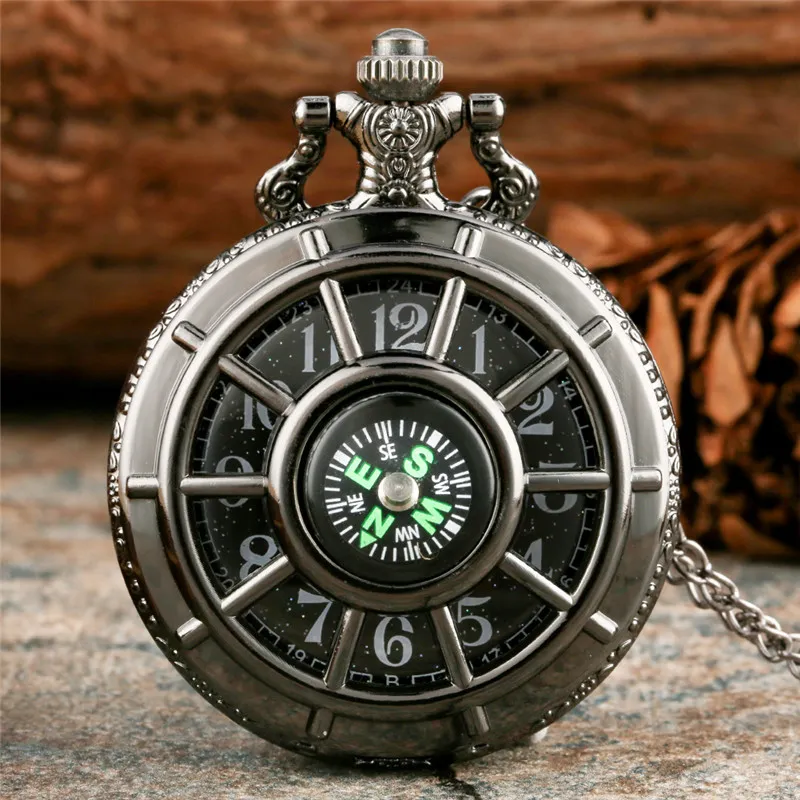 Pocket watch and compass on sale