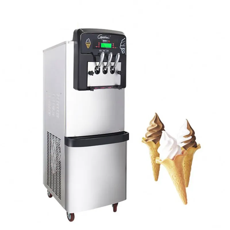 Commercial Three Flavor Soft Ice Cream Machine High Quality Stainless Steel Taylor Soft Ice
