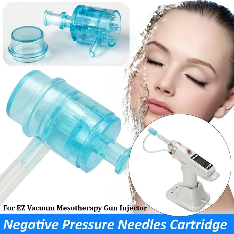 Replacement 5 Needles Mesotherapy Meso Gun Negative Pressure Cartridge For EZ Vacuum Injector Skin Beauty