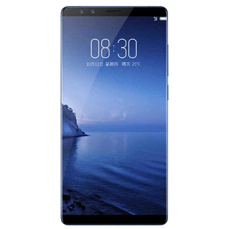 Оригинальный ZTE Nubia Z17S 4G LTE сотового телефона 8GB RAM 128GB ROM Snapdragon 835 Android 5,73" Полный экран 23MP отпечатков пальцев ID Smart Mobile Phone