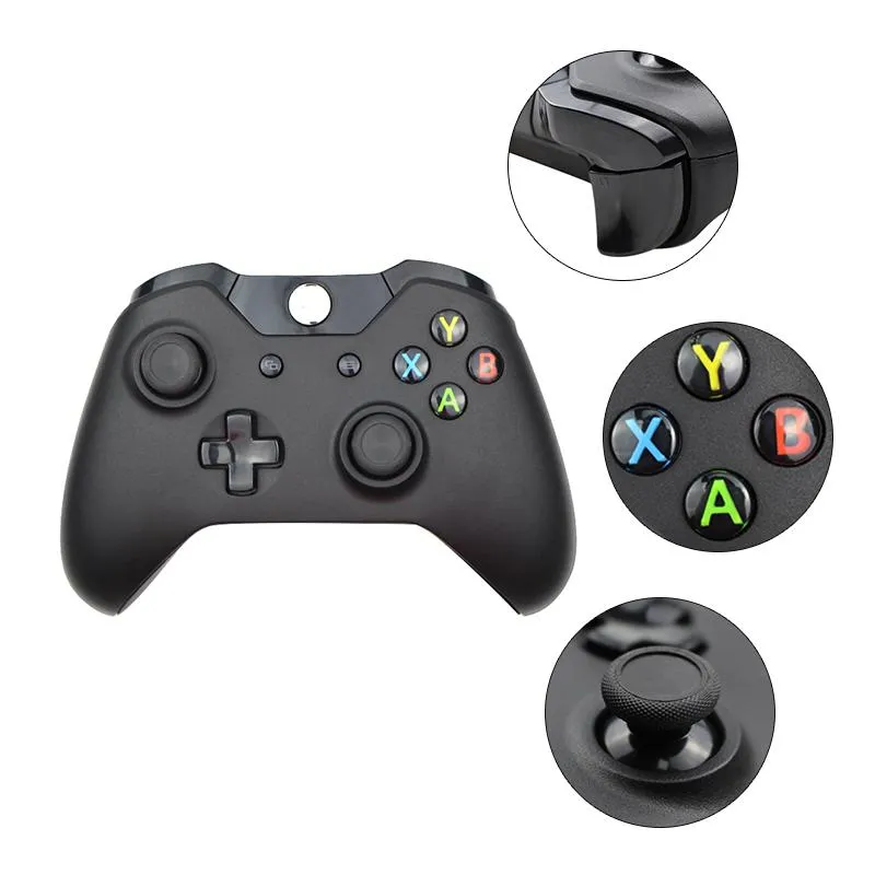 10st ny för Xbox One Bluetooth Wireless Controller för Xbox One Slim Console för Windows PC svart / vit joystick