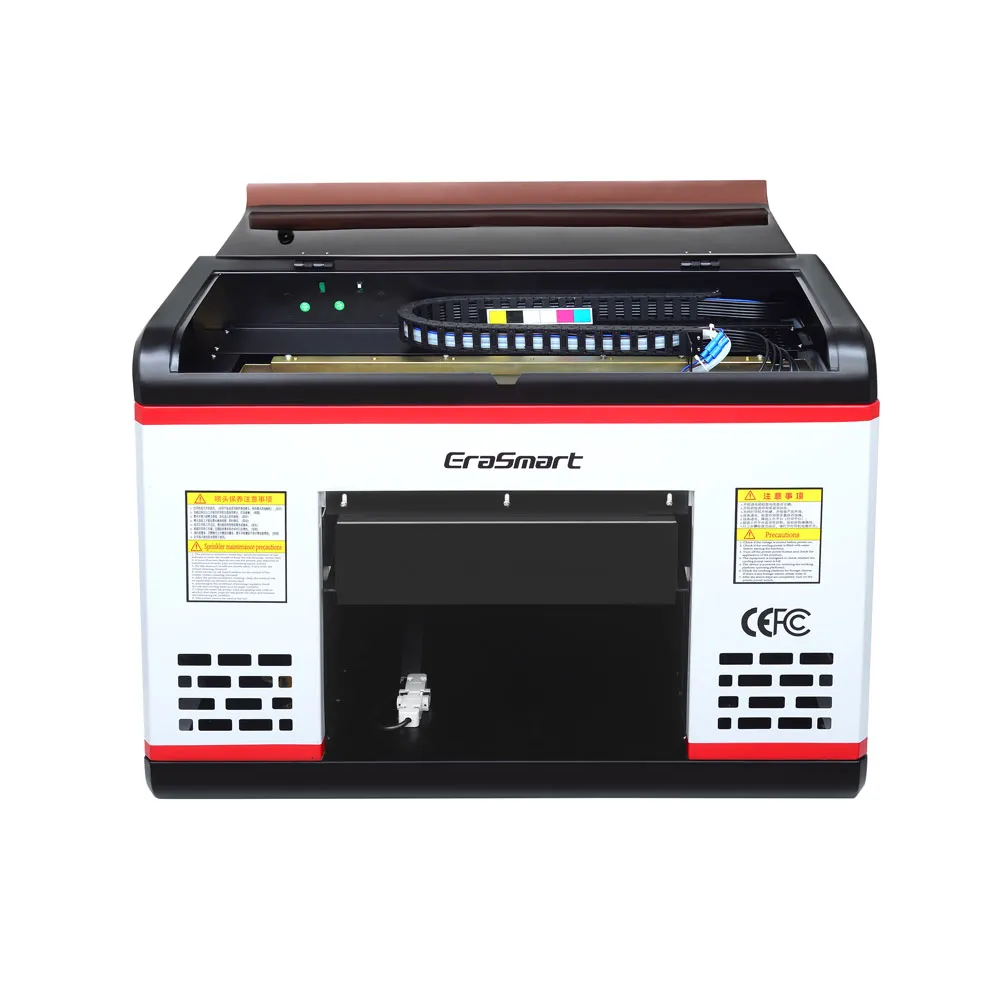 Erasmart Desktop Small Size A3 UV Printer UV Flatbed Printer för keramisk plattor Tryck