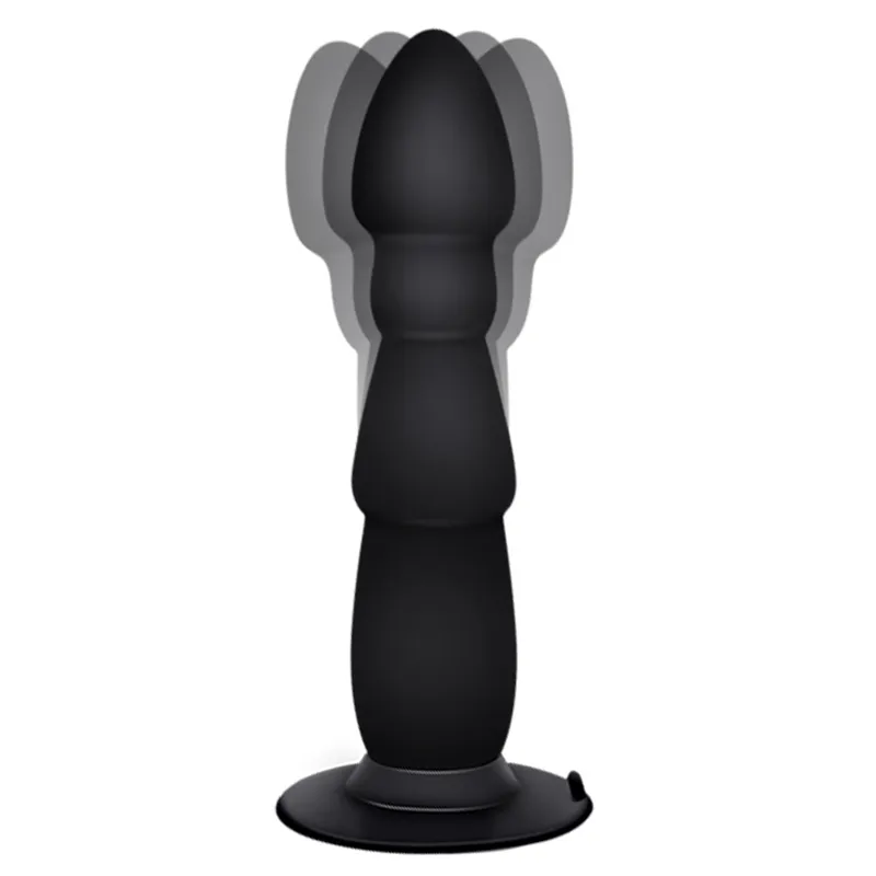 Flxur Vibrator Anal Bead Plug Sex Toy For Woman 10 Speeds Suction Cup Dildo Butt Plug Vagina G-spot Stimulator Fit For Bathroom Y190716