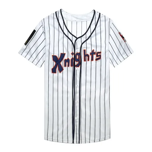 Roy Hobbs The Natural＃9 NewYork Knights Redford White Grey Men's Baseball Jerseys無料配送S-3XL