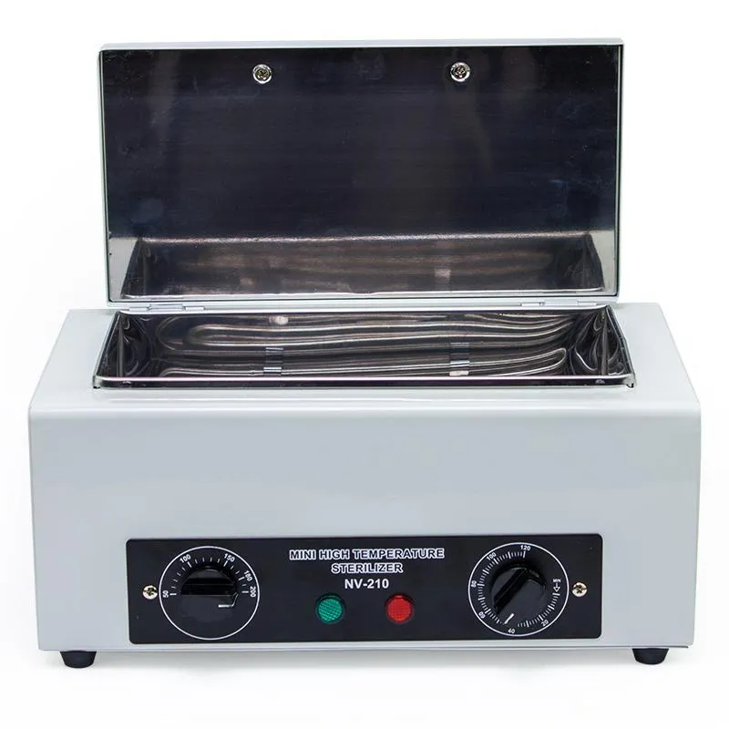 Dry Heat Sterilizer Cabinet Autoclave Magnifier Tattoo Disinfect Salon Machine Stainless steel 300W Dental Use Lab Equipment