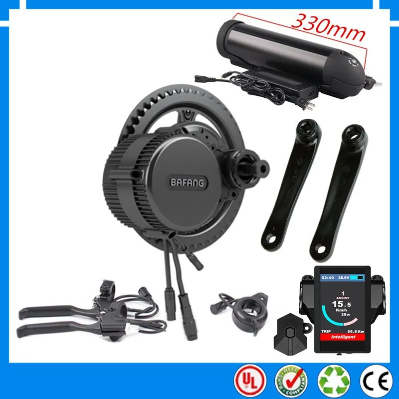 La UE No nos impuestos 36 V 250 W BBS01B Bafang de mediados de coche kit de motor eléctrico con 36 V 10.4Ah Li-ion hervidor ebike batería +