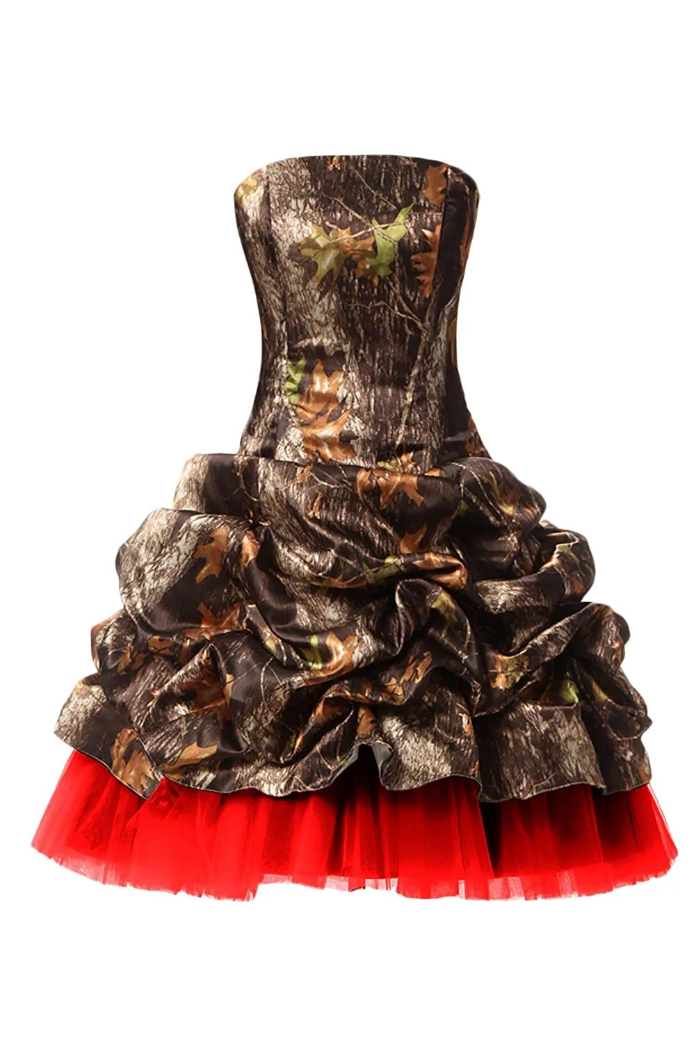 Real Photo Satin Camo Camo Homecoming Dress with Beading - 2019 Collection (QC1342) Real Photo Satin Camo Camo Homecoming Dress with Beading - 2019 Collection (QC1342)
