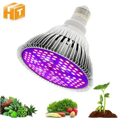 Volledig spectrum LED Grow Gloeilamp 10 W 30 W 50 W 80W Rood Blauw UV IR LED-groeiende lampbollen voor hydrocultuurbloemen planten groenten