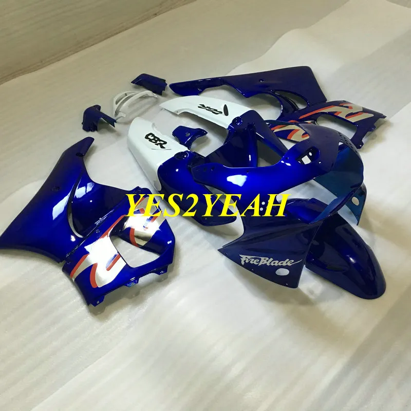 Motorrad-Verkleidungsset für Honda CBR900RR 919 98 99 CBR 900RR CBR 900 RR 1998 1999 ABS blau Verkleidungen Karosserie + Geschenke HS30
