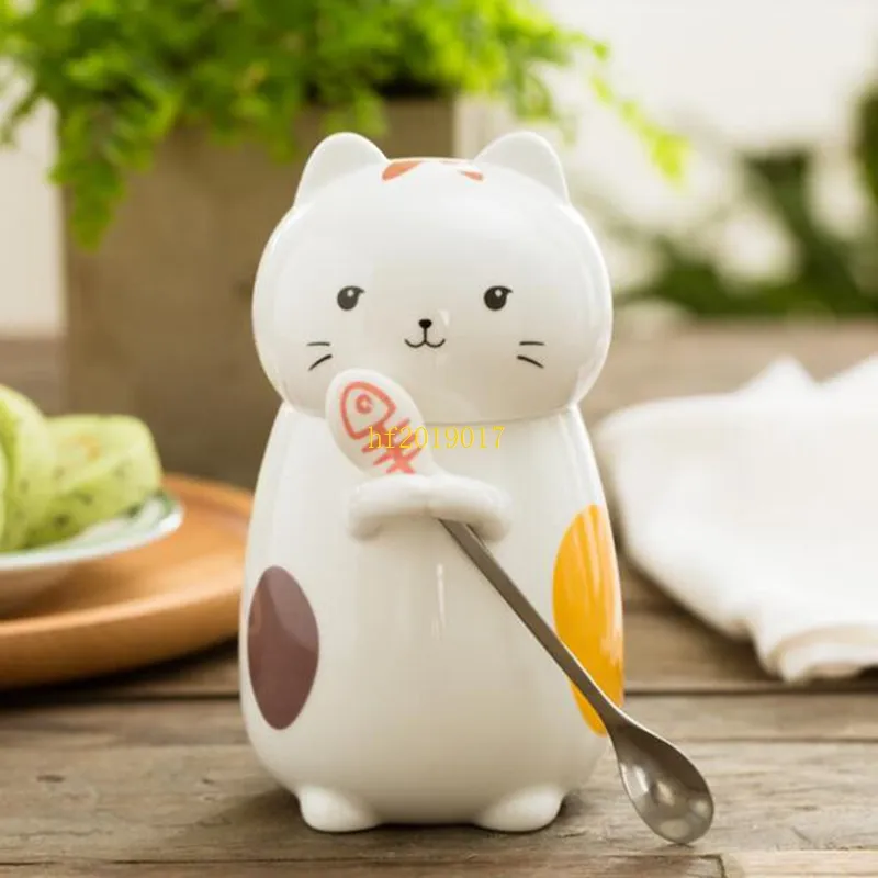Super Cute Stereo Cat Cute Ceramic Water Cup Couple... From Cl2019017,  $6.56 | DHgate.Com