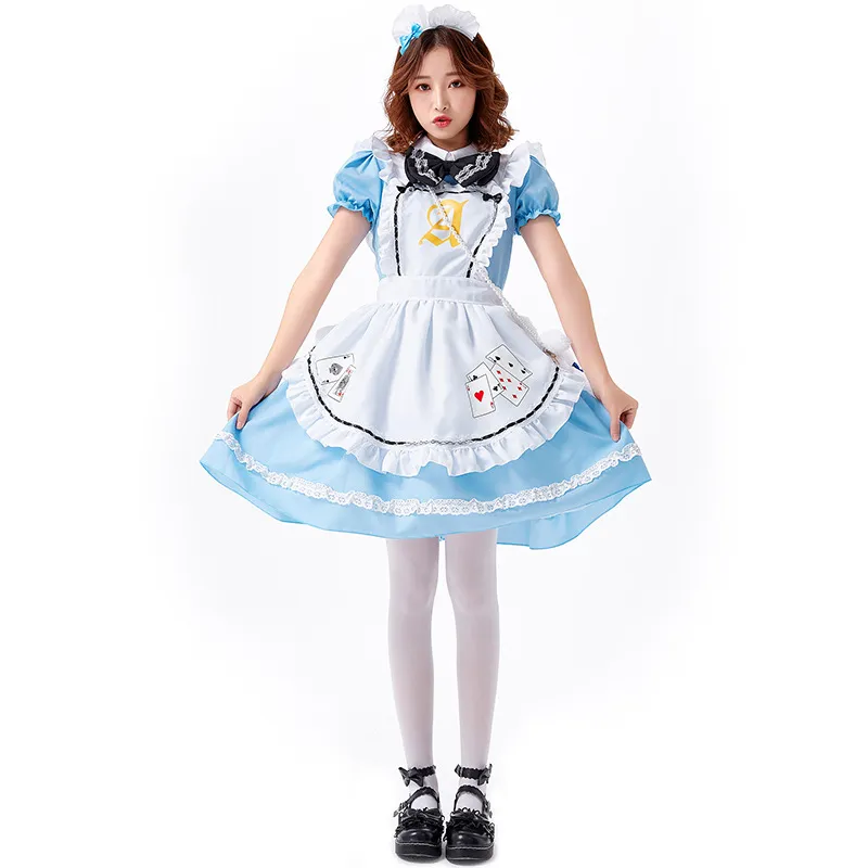 Alice In Wonderland Cosplay Costume Adult Magi Anime Maid Dress For  Halloween, Sweet And Sexy Kawaii Party Clothes For Girls From Mascotg9,  $27.82