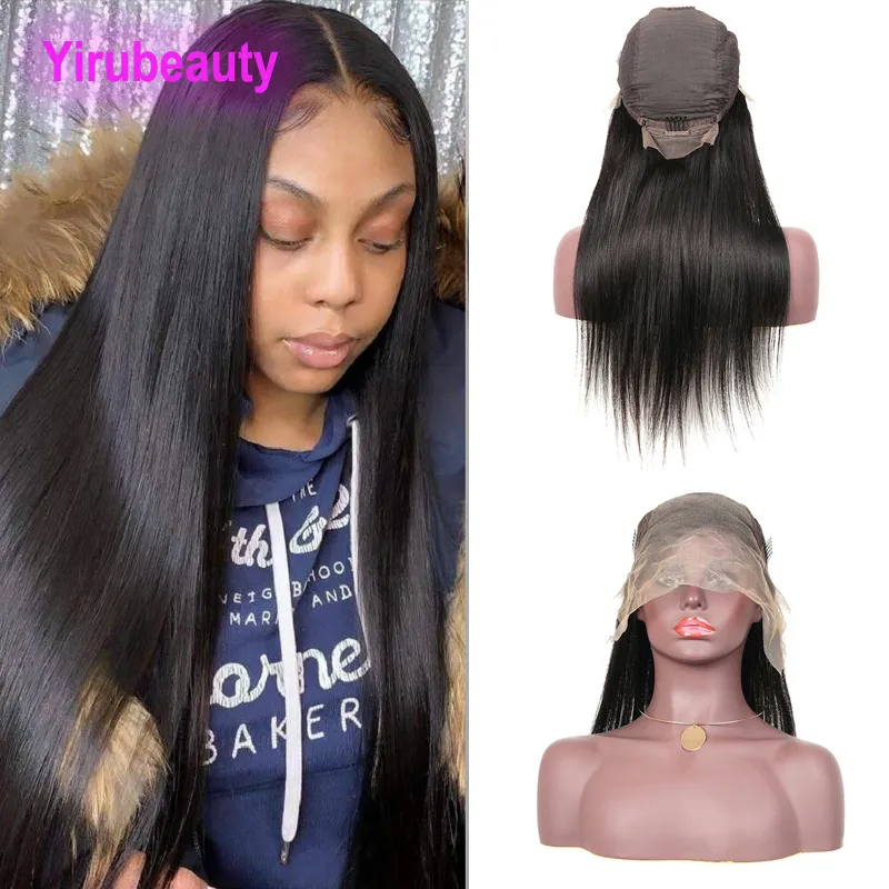 Peruvian Human Hair Products 10-30inch 13X6 Lace Frontal Wigs Straight Virgin Hair 13 By 6 Lace Front Wig Natural Color Wholesale