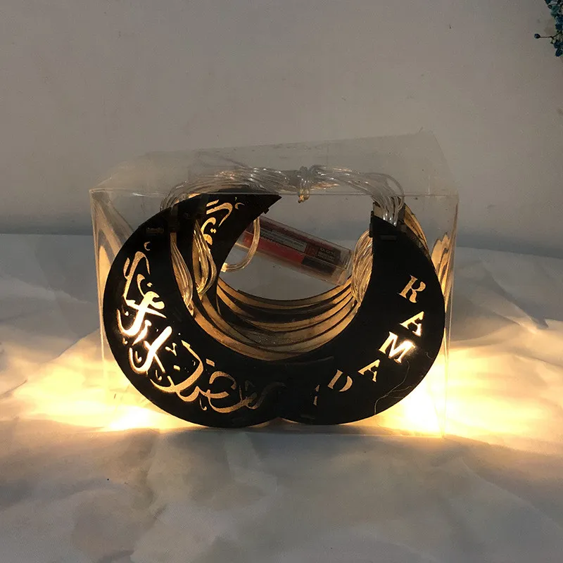 1.65m LED Musulman Ramadan Guirlande Lumineuse, 10LEDs Ramadan Eid