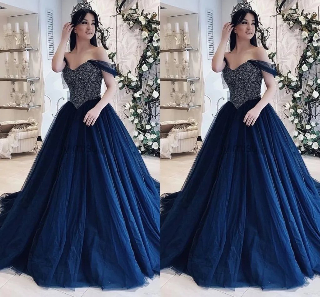 Off shoulder pigeon blue dress with crystallized corset and playful draped  sequins • #SadekMajed #Salacia #SMss23 | Instagram