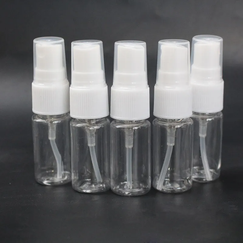 10ml parfym plastprovflaskor Partihandel Tom PET Atomizer Sprayflaska Kosmetiska förpackningsbehållare 10 ml i lager