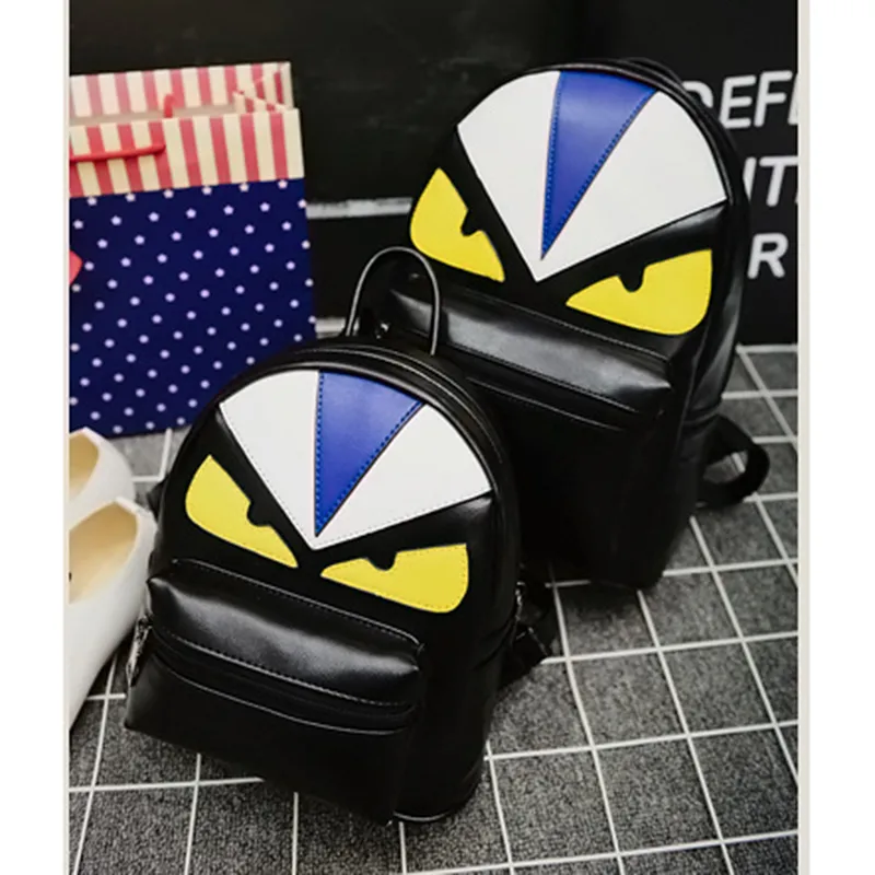 New Fashion Brand Designer Unique Little Monster Backpack Women