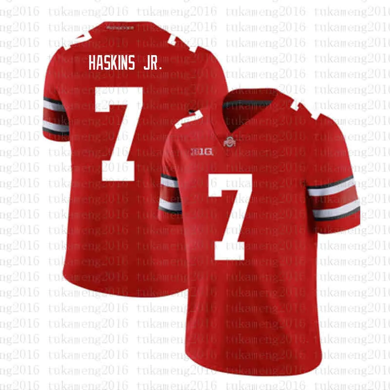 NCAA Ohio State Buckeyes 97 Nick Bosa 7 Dwayne Haskins Jr Maglia da football americano rosso bianco taglia s-xxxl Tom Brady Saquon Barkley CSERGV