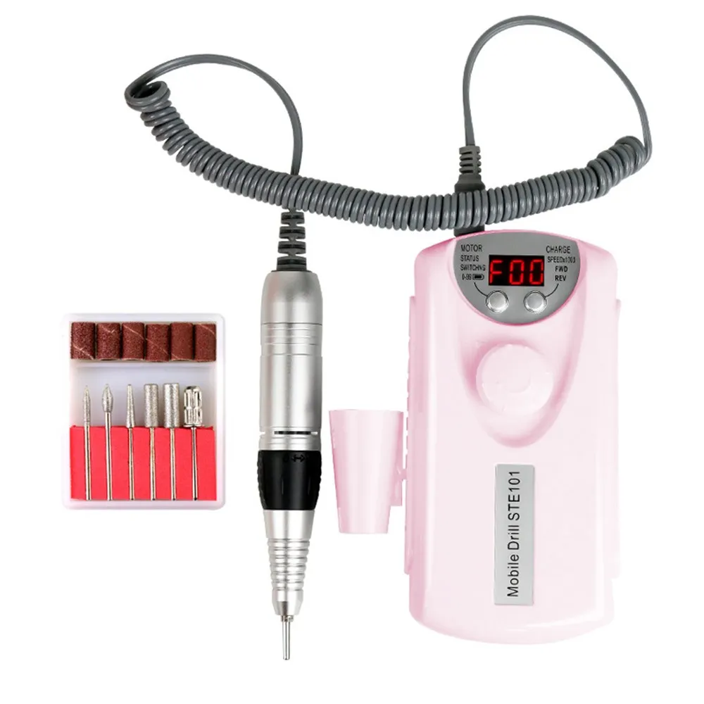 Trapano Elettrico Del Chiodo, Morpilot 6 In 1 Lima Per Unghie Manicure Pedicure Kit Manipolo Grinder Con La Lucidatura Strumenti Nail Clippers Set - Foto 9