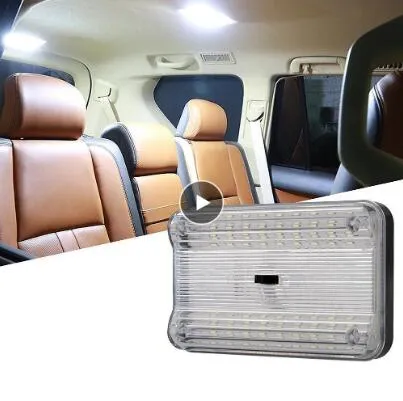 12V 36 LED pojazdu samochodowe wnętrze światła kopuła dachu sufit czytanie bagażnika światła Lampa wysokiej jakości żarówki stylizacji noc światło