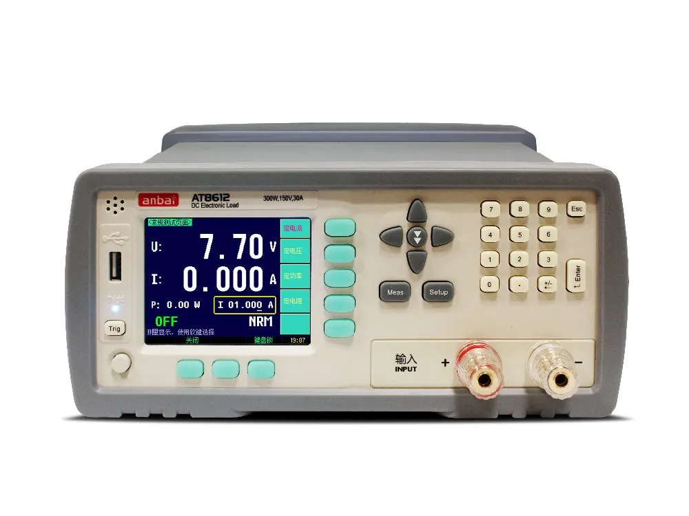Programmable DC Electronic Load 300W 150V 30A 3.5-inch TFT LCD RS232 ...
