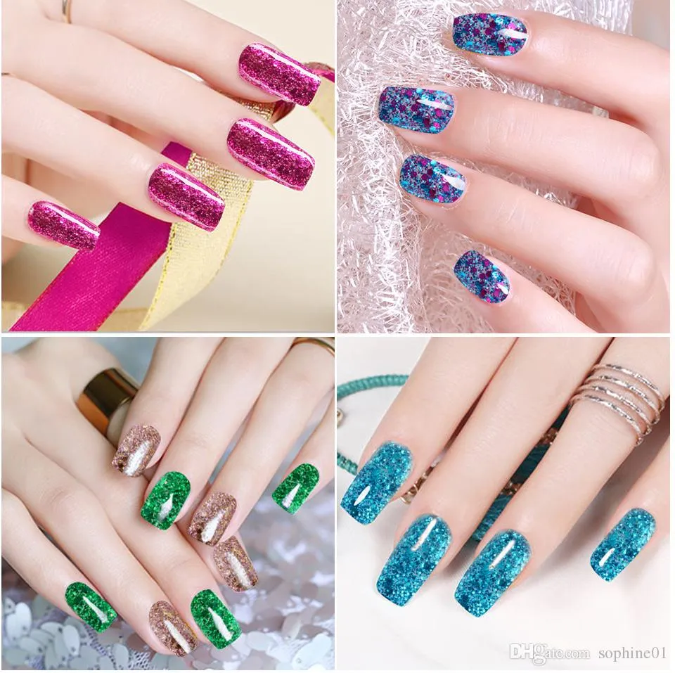 1 Box Reflective Flash Glitter Nail Powder Sequins for Nails Sparkly Diamond  Pigment UV Gel Polish Nail Decoration Manicure - AliExpress