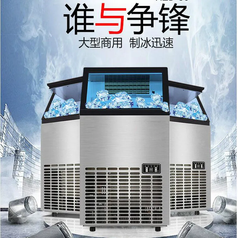 Automatisk Ice Making Machine Commercial Cube Ice Maker Small Business Machinery Ice Ball Machine till salu