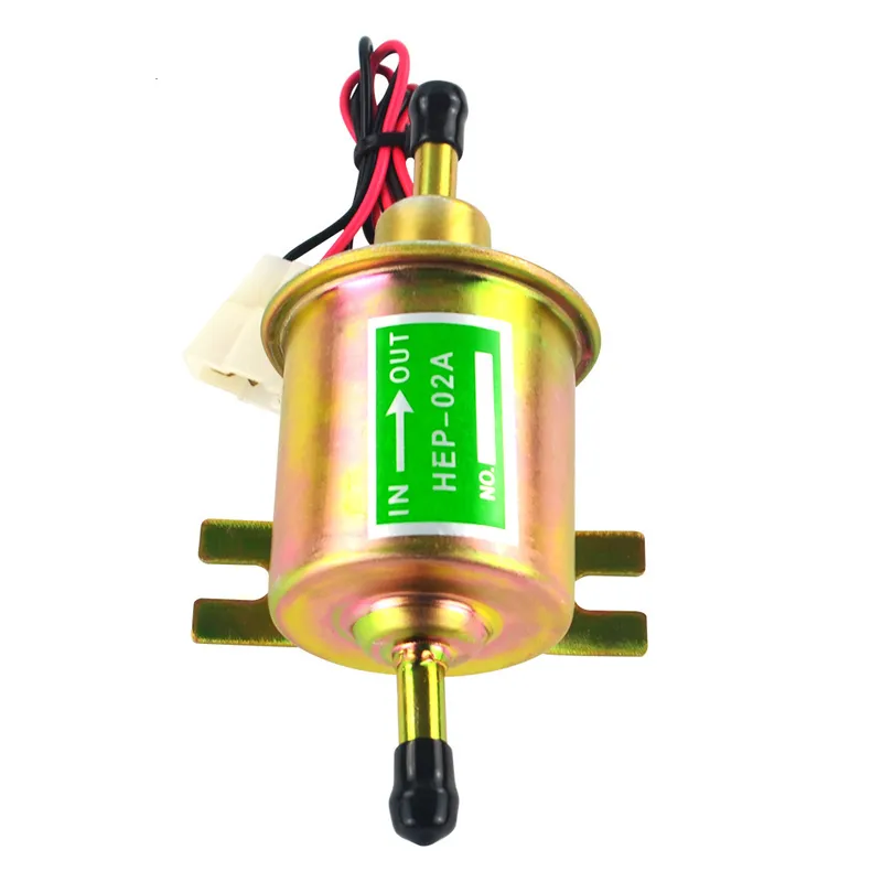 12V Pompa Carburante Auto Pompa Benzina Elettrica Bullone A Bassa Pressione  Filo Di Fissaggio Diesel HEP 02A Set Metallo Oro Argento FP009 Da 8,28 €