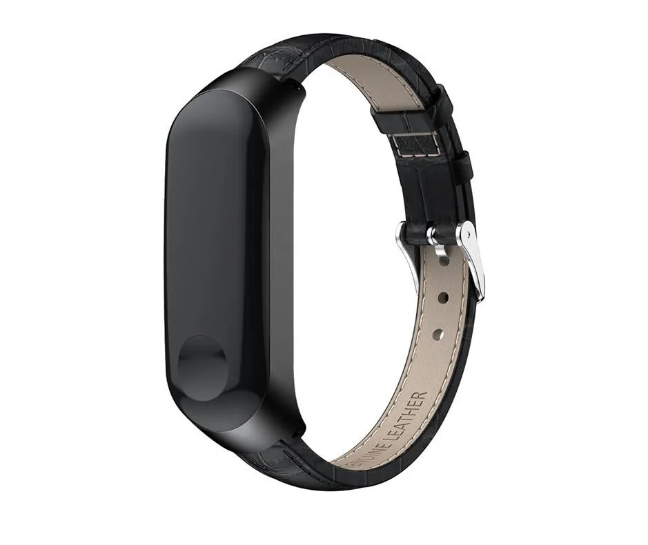Mi band on sale 3 leather strap