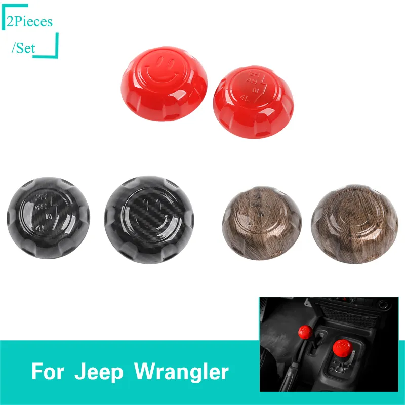 Poignée pommeau de levier de vitesse manette de vitesse Handball couvercle de frein levier de vitesse couvercle décoratif ABS pour Jeep wrangler JK 2007-2017