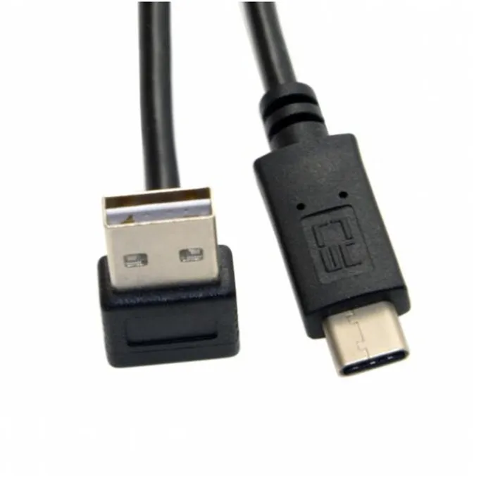 ADAPTADOR USB-C A MICRO-USB TIPO C USB EN ANGULO DE 90 GRADOS CELULARES
