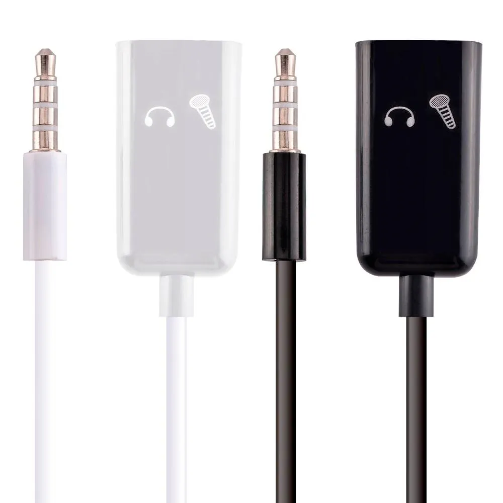 Cable Adaptador Divisor De Audio Para Auriculares Con Micrófono De 3,5 Mm ( Macho A Hembra) Para Dispositivos Electrónicos. | Bodega Aurrera En Línea