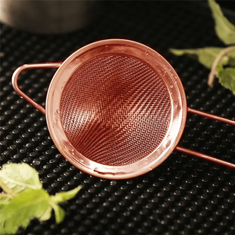 Stainless Steel Fine Mesh Strainer Cocktail Strainer Great For Removing Bits From Juice Julep Strainer Bar Tool yq01710