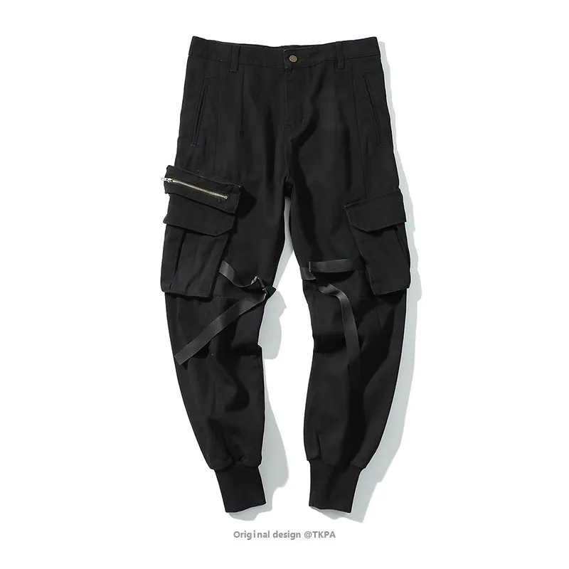 Pantalon Cargo de Camouflage Hip Hop Kpop décontracté, Hombre Modis, Streetwear, pantalon crayon Harajuku, nombreuses poches, 702