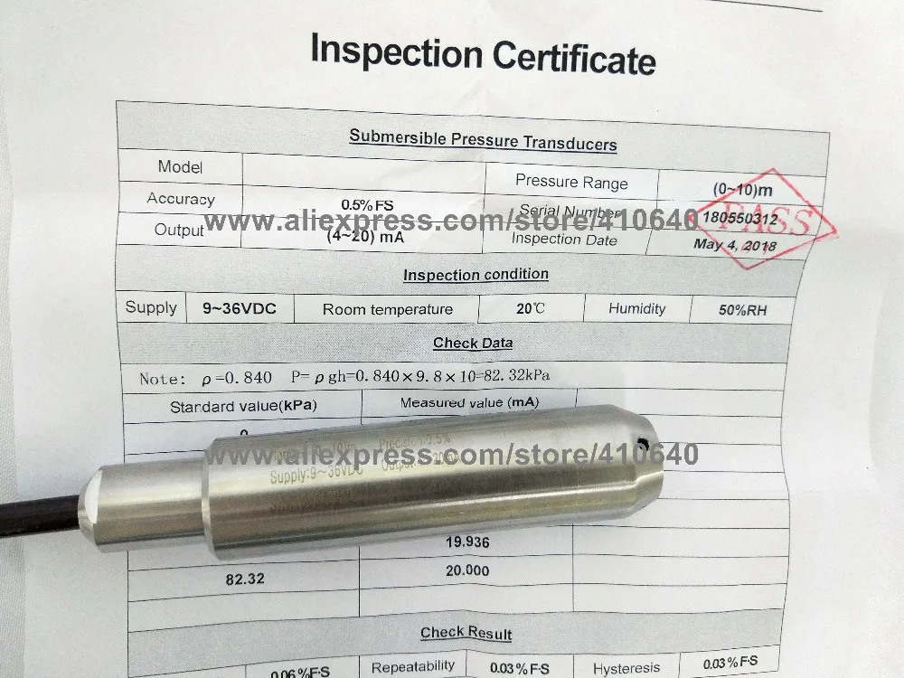  Level Transducer 10 m Range (7)