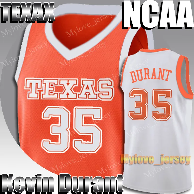 NCAA جامعة تكساس Kevin 35 Durant Jersey James 13 Harden Kawhi 15 Leonard Jerseys College Basketball Jersey
